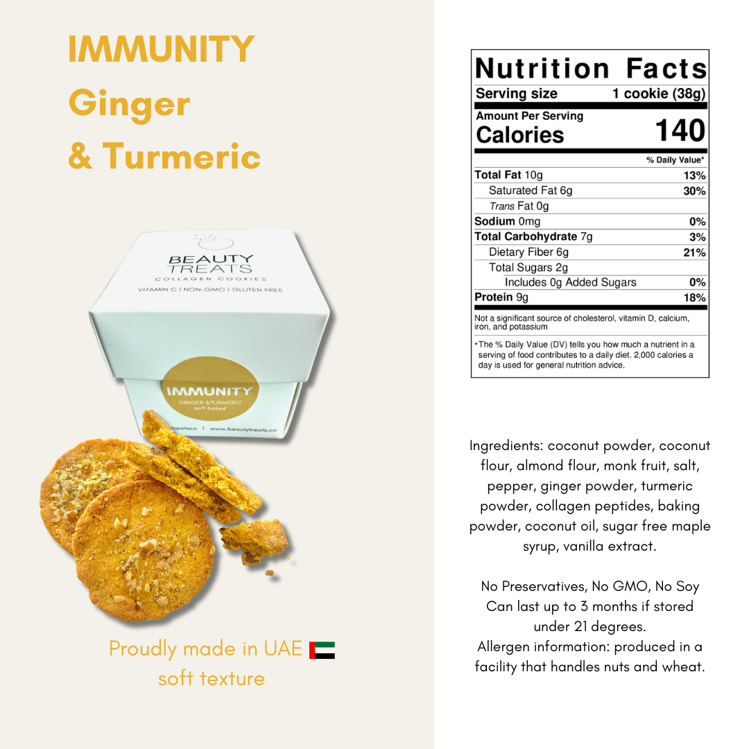 IMMUNITY - Ginger & Turmeric Cookie